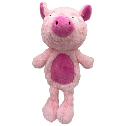 Huxley & Kent Slappies for Dogs | Piggie Smalls (Small) | Squeak & Shake Dog Toy | No Stuff Squeaky Toy, TPR Ball in Head | Simulates Hunting Nature for Dogs - size: Small, style: Piggie Smalls