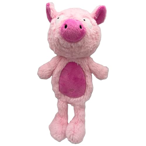 Huxley & Kent Slappies for Dogs | Piggie Smalls (Small) | Squeak & Shake Dog Toy | No Stuff Squeaky Toy, TPR Ball in Head | Simulates Hunting Nature for Dogs - size: Small, style: Piggie Smalls