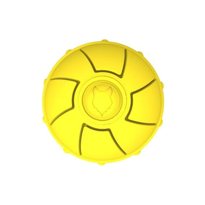 Fenrir - Dog Ball - High Bouncing Yellow Rubber for Fetch & Recall - 2.5 Inch Durable Floating Dog Toy - Water Retrievable Interactive Ball for All Breeds (Medium) - size: 2.5 inches