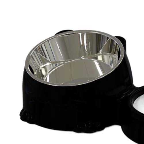 Genérico Set of and Canine Drinker | Pet Feeding Station Anti-Splash Food – for Cats | for Daily Use Outdoor Indoor Travel Pets Storage Water