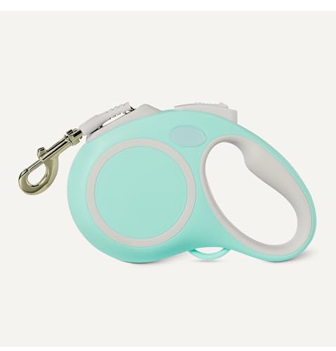 Amazon Basics Retractable Dog Leash, Reflective with Ergonomic Handle, Large - size: L