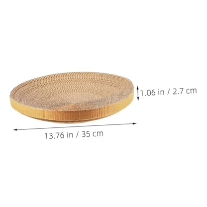 3pcs Cat Scratcher Replacement Pads, Corrugated Cardboard Sturdy Scratchers for Indoor Cats and Kittens, Wear-Resistant Funny Kitten Scratch Pads for Room Use