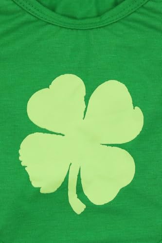 St Patricks Day Dog Shirt with Clover Print Small Dogs St Patrick's Clothes, Green - color: Clover, size: X-Small (Under 3.3lb)
