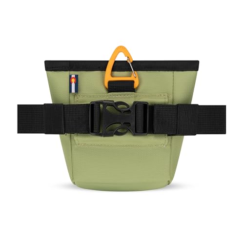 OllyDog Goodie Treat Bag, Dog Treat Pouch, Waist Belt Clip for Hands-Free Training, Magnetic Closure, Dog Training and Behavior Aids, Three Ways to Wear (Palm) - color: Palm