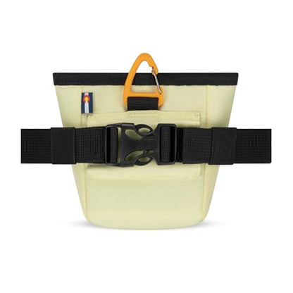 OllyDog Goodie Treat Bag, Dog Treat Pouch, Waist Belt Clip for Hands-Free Training, Magnetic Closure, Dog Training and Behavior Aids, Three Ways to Wear (Sol) - color: Sol