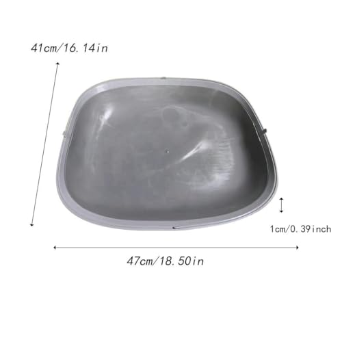 Baoblaze Cat Litter Silicone Pad Flexible Kitten Elegant Bedroom Reusable Washable Easy to Toilet Bottom Support Mat