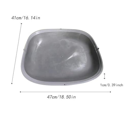 Baoblaze Cat Litter Silicone Pad Flexible Kitten Elegant Bedroom Reusable Washable Easy to Toilet Bottom Support Mat