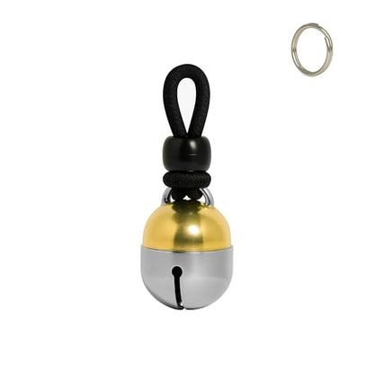 Noble Bells - Handmade in USA, Extra Loud Collar Bell for Cats and Dogs, Premium Brass and Nickel Silver - size: Medium