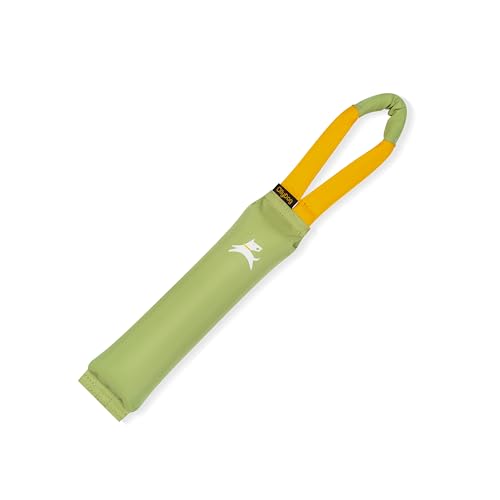 OllyDog Tugger | Durable Dog Tug Toy | Recycled | Tough Dog Bite Pillow | Handle | Interactive Pull Toy | Fetch & Training (Palm) - color: Palm