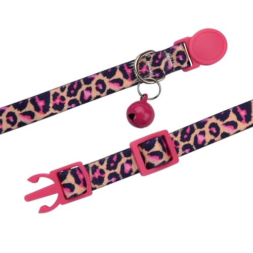 Cat Collar Breakaway with Bells, 3 Pack Girl Boy Pet Cat Collar with Bohemia Floral Tribal Geometric Patterns, Adjustable 7.5-12 Inch, with Safety Buckle for Kitten Cat(Set C) - color: Set C