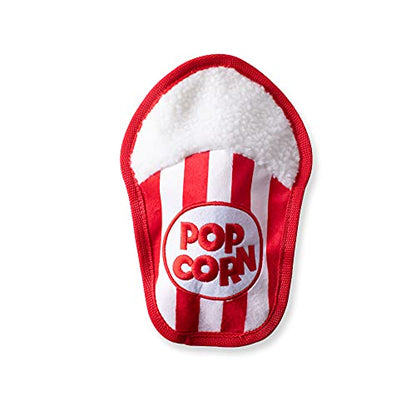 Fringe Studio Plush Dog Toy, Durable, What's Poppin' (729061) Small - color: What's Poppin