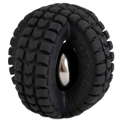 Pet Qwerks X-Tire Ball Dog Toys - Jingle Interactive Chew Toy - Small - size: Small, style: Jingle