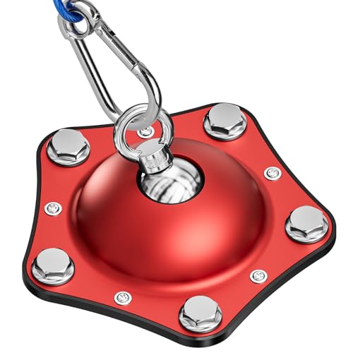 Dog Tie Out Stake for Outside Camping, 360°Swivel Dog Run -No Tangle,Heavy Dog Stakes for Outside,Dog Runner Can Hold Up to 150 LBS Dogs,Suitable for Any Dog Tie Out Cable or Yard Leash - color: red, size: No Cable