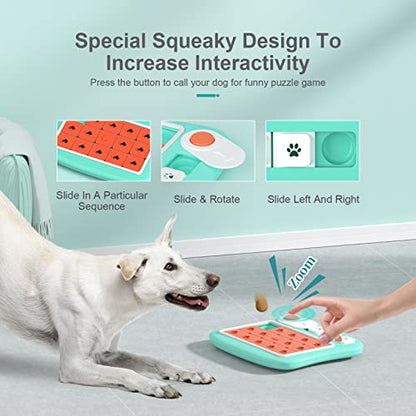 Dog Puzzle Toys, Treat Dispensing Dog Enrichment Toys for IQ Training and Brain Stimulation, Interactive Mentally Stimulating Toys as Gifts for Puppies, Cats, Dogs (L-Level 3) - color: L-Level 3