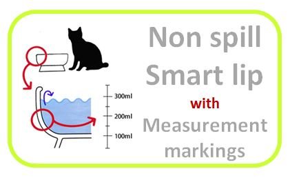Necoichi Elevated Cat Water Bowl – Ceramic Raised Cat Bowl, Prevents Neck & Whisker Fatigue – Dishwasher & Microwave Safe – Pet Water Bowl for Cats (Jelly Bean, Regular) - style: Jelly Bean