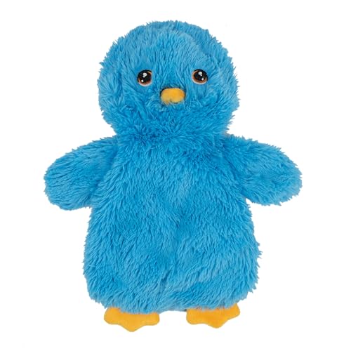Best Pet Supplies Interactive Squeaky Dog Chew Toy, Ideal Dog Toys for Chewers, Small, Medium & Large Dogs, and Fetch Lovers - Crinkle Chicken (Blue), Large - color: Crinkle Chicken (Blue), size: Large