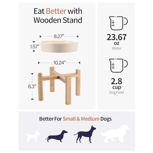 8.26 in Milk White Dog Bowl Slow Feeder Ceramic for Medium and Large Breed,Elevated/Raised Slow Feeding Dog Food Water Dish Heavy Weighted,Puzzle Eating Bowl Modern Maze Meteor - color: Upgraded Milk White Slow Feeder Elevated