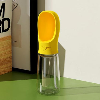 Mr. Pen- Portable Dog Water Bottle, 19 oz, Large, Leak Proof Puppy Water Dispenser with Drinking Feeder for Pets, Outdoor Walking, Hiking, Travel, Not Dishwasher Safe - color: Yellow