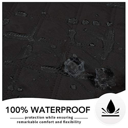 Easy-Going 100% Waterproof Dog Bed Cover, Non-Slip Pet Blanket for Furniture, Washable Couch Cover, Repleasement Sofa Cover (52X82 in,Black) - color: Black, size: 52x82 in