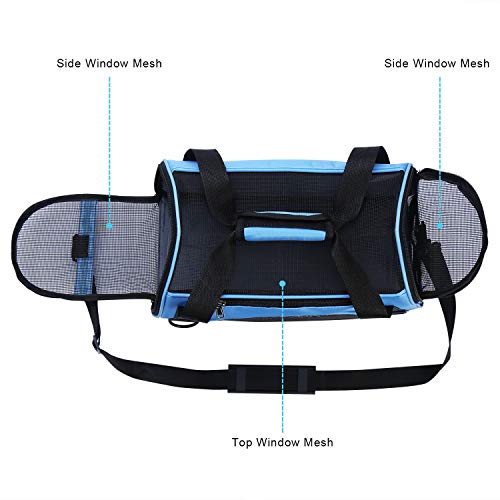 YLONG Airline Approved Pet Carrier,Soft-Sided Pet Travel Carrier for Cats Dogs Puppy Comfort Portable Foldable Pet Bag