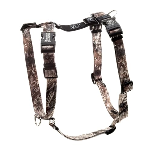 Blue-9 Buckle-Neck Balance Harness, Fully Customizable Fit No-Pull Harness, Ideal for Dog Training and Obedience, Made in The USA, Camo, Medium - color: Camo, size: M (Ribcage: 21"-32")