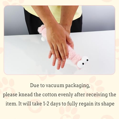 Andiker Catnip Toys for Cats, Cute Caterpillar Design Cat Pillar with Pompom Ball Cat Kicker Toy Containing Catnip Silvervine Galls Fruit Interactive Cat Toys for Indoor Cats (Green) - color: Green