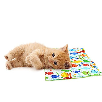 tinkare Refillable Catnip Cat Mat Kitty Comfortable Resting Place