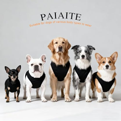 Discover Cozy Cotton Canine Wear: Soft, Lightweight, and Breathable Dog Shirt Vest with Eye-Catching Graphics (Hearts and Love), Keeping Your Furry Friend Comfy! Black M - color: Black, size: M-(8~11lb) | Back(~13.8")
