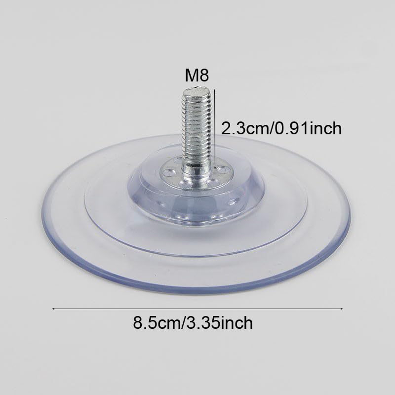 4 Pack Cat Window Perch Suction Cup Replacement with Screws 85mm Sturdy Strong Hanging Holder Suction Cups for Cat Window Perch Cordless Hammock Foldable Cats Bed Seat