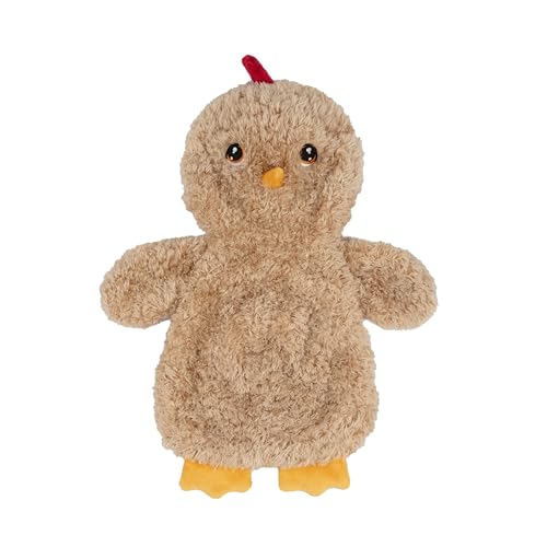 Best Pet Supplies Interactive Squeaky Dog Chew Toy, Ideal Dog Toys for Chewers, Small, Medium & Large Dogs, and Fetch Lovers - Crinkle Chicken (Khaki), Large - color: Crinkle Chicken (Khaki), size: Large