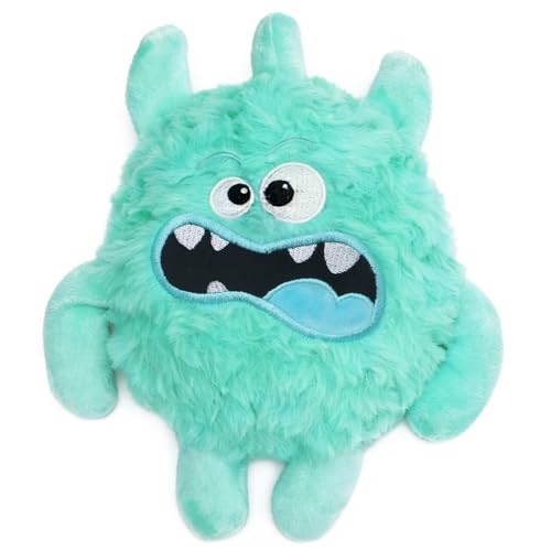 Plush Squeaky Dog Toy, Crinkle Stuffed Dog Toy Keep Them Busy Tug of War Birthday Dog Chew Toy for Small Medium Large Dogs (Light Green) - color: Light Green