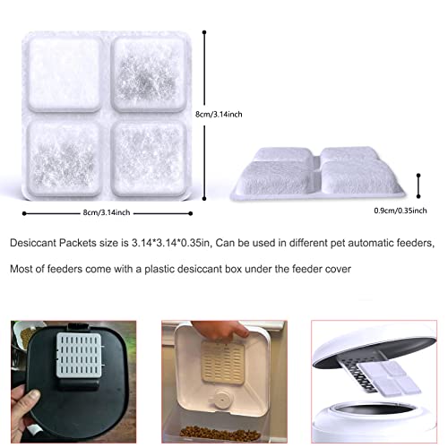 8-Pack Pet Food Desiccant Bag For Petlibro Automatic Cat dog Feeders, Keep Pet Food Dry and Fresh