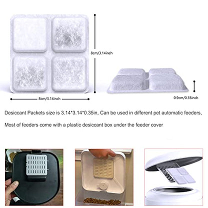8-Pack Pet Food Desiccant Bag For Petlibro Automatic Cat dog Feeders, Keep Pet Food Dry and Fresh