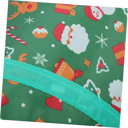 Christmas Theme Collapsible Cat Tunnel Cube with Bell Ball Foldable Breathable Cat Playhouse Hideaway for Interactive Exploration and Active Indoor Pets