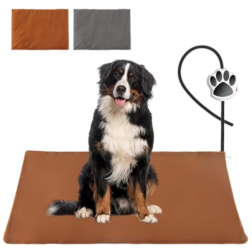 On/Off Switch Electric Pet Heating Pad with Chew Resistant Cord and 2PCS Machine Washable Cover,Indoor Heated Pet Bed Warmer,for Cat Beds and Dog Beds 70x40CM - size: Medium