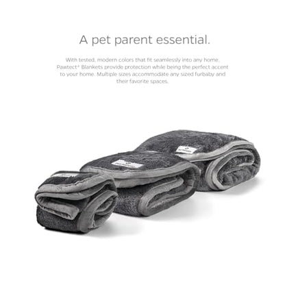 Pet Parents PAWTECT Blanket Waterproof Premium Dog, CAT, and Puppy Blanket, Slate, Large - color: Slate, size: 50"x60"