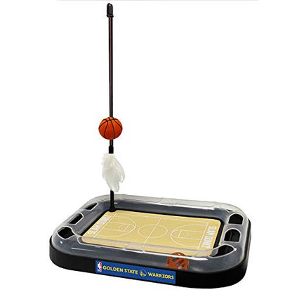 Golden State Warriors Basketball Cat Scratcher Toy - color: Golden State Warriors