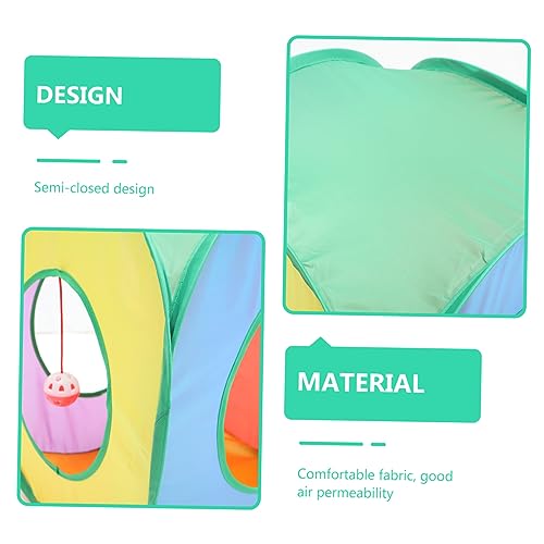 Collapsible Cat Cube Foldable Pet Playhouse for Indoor Cats Breathable Tent for Hiding and Playing Safe Material Compact Storage