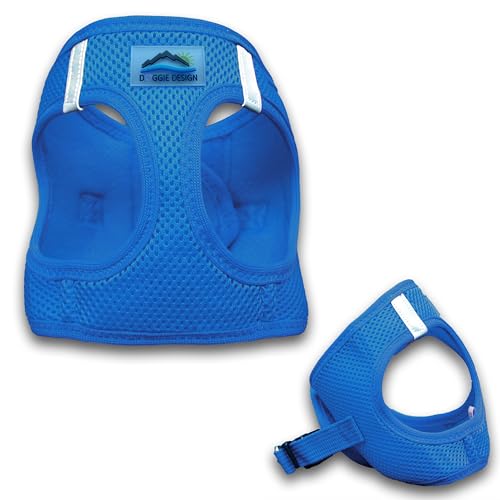 Doggie Design Dog Harness - No Choke Dog Harness, Dog Vest, Mesh Polyester, Pet Harness, Simple Step in and Go Design, Harness for Dog - Cobalt Blue, XXS - color: Cobalt Blue, size: XX-Small