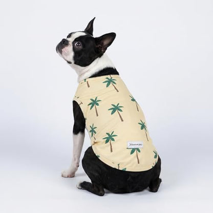 Fitwarm 2 Pack Toucan & Palm Tree UPF 50+ Sun UV Protection Dog Shirt, Lightweight Cooling Vest, Quick Dry Summer Clothes for Small Dogs Boy Girl, Pet Outfit, Green, Beige, Small - color: Toucan & Palm Tree, size: Small