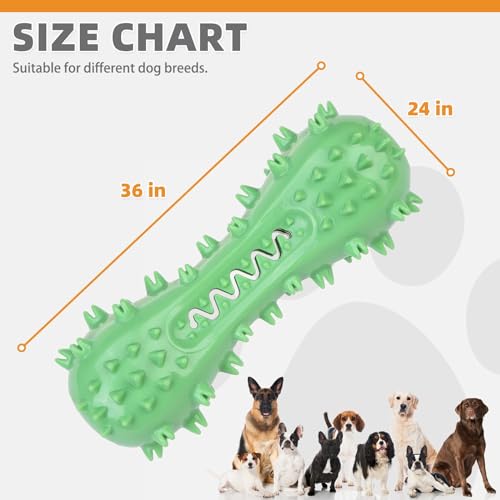 KOOLTAIL Floating Dog Toys for Swimming Pool,Summer Bumper Toy for Water,Indestructible Dog Toothbrush Chew Toy,Interactive Training Squeaky Toys for Aggressive Chewers Small Medium Large Dogs,Green - color: Green