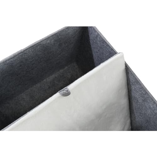 Trixie Saul Cat Condo | 2-Story Condo Tower | Scratching Surface | Foldable for Easy Storage | Gray