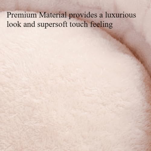 Ultra-Plush Donut-Shaped Cat Bed with Washable Cushion - Cozy Thermal Pet Sleeping Bag for Cats & Small Dogs, Indoor Winter Warmth, Anxiety-Relief Design(Gray) - color: Gray