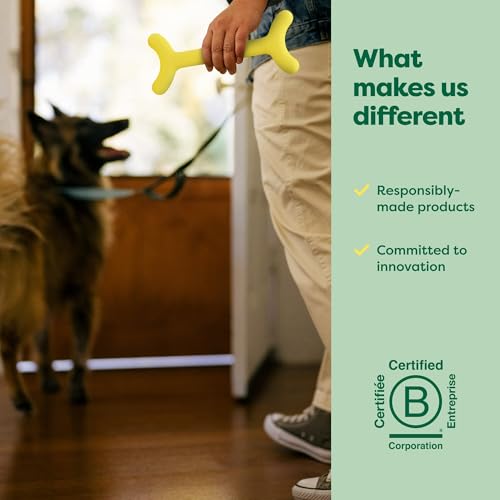 Retriever Dog Toy, Floating Yellow Fetch Stick Toy for Dogs - Natural Rubber & BPA-Free: Made from 85% Natural Rubber, TOSS & Catch: Lightweight and Durable for Endless Play Sessions