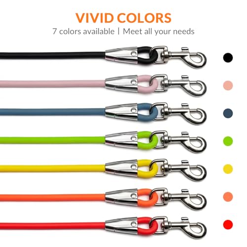 8.2ft Hands Free Dog Leash,Versatile Waist & Crossbody Lead for Medium Dogs,Waterproof & Adjustable for Running Jogging Walking, 360° Swivel Metal Buckle (Yellow) - color: Yellow