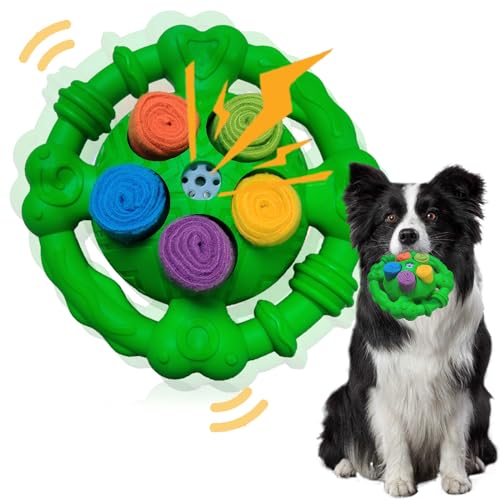 Toys for Aggressive Chewers,Squeaky Tough Dog Chew Toys,Encourage Natural Foraging Skills and Slow Food Training,Indestructible and Durable Nylon Toy,Dog Chew Toys for Large Medium Small Dogs
