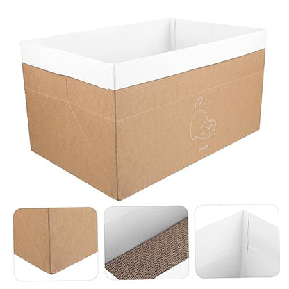 Yardwe 1set Comfortable Multi-Function Cat House Breathable Cat Scratching Board Nest for Indoor Use Easy Assembly Pet Nest Detachable Design for Secure Resting Space