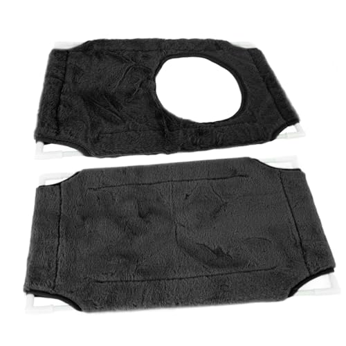Cat Window Perch, Double Layer Suction Cup Hammock, Fits Most Windows, Suitable for Fat Cats, Cozy Pads Included, Easy Installation, 360° Sunbathing View with Removable Cover, - color: Double Layer Black