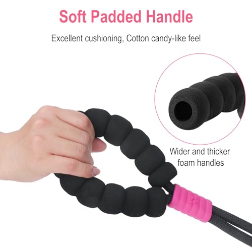 Double Dog Leash for Two Dogs,Dual Hands Free Dog Leashes,360 Swivel No Tangle Walking Leash,Soft Padded Handle,Adjustable Crossbody Waist Rope for Small Medium Large Dogs,Black - color: Black