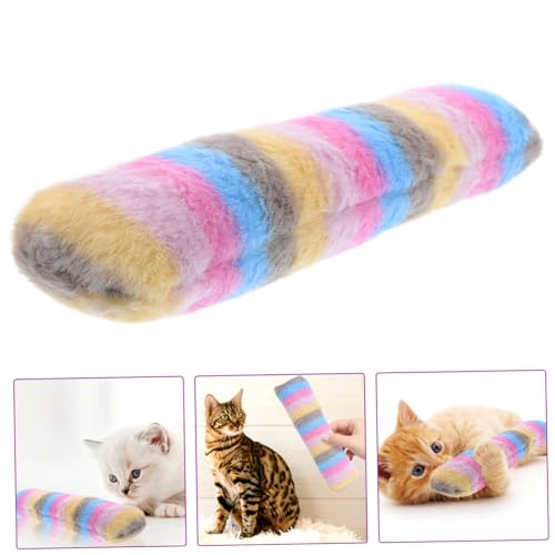Catnip Plush Pillow Toy for Kittens Interactive Chew Toy for Indoor Cats for Exercise and Entertainment Soft Plush Design - size: 23.5x6x5cm